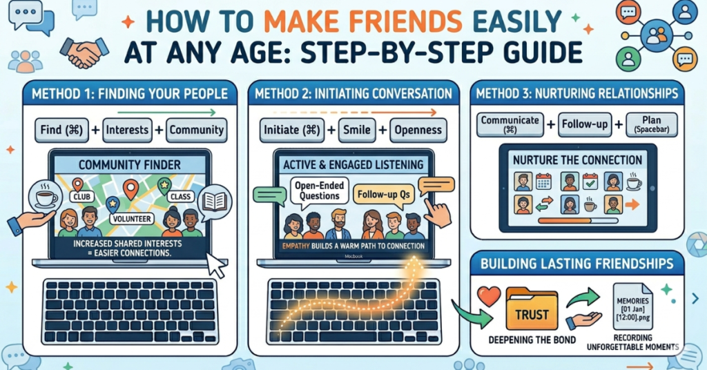 How to Make Friends Easily at Any Age