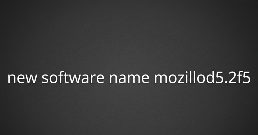 Mozillod5.2f5 Software: Full Guide & Installation